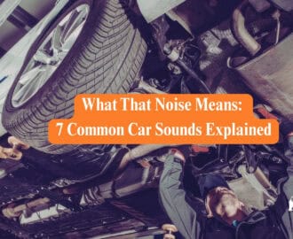7 common car sounds explained